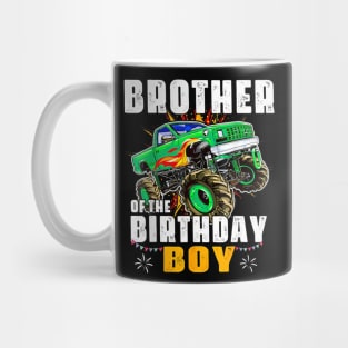 Monster Truck Family Matching Brother Of The Birthday Boy Mug